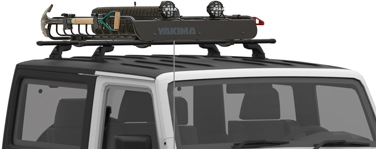 Yakima LoadWarrior Cargo Carrier Black Heavy Duty Steel Vehicle Cargo Basket